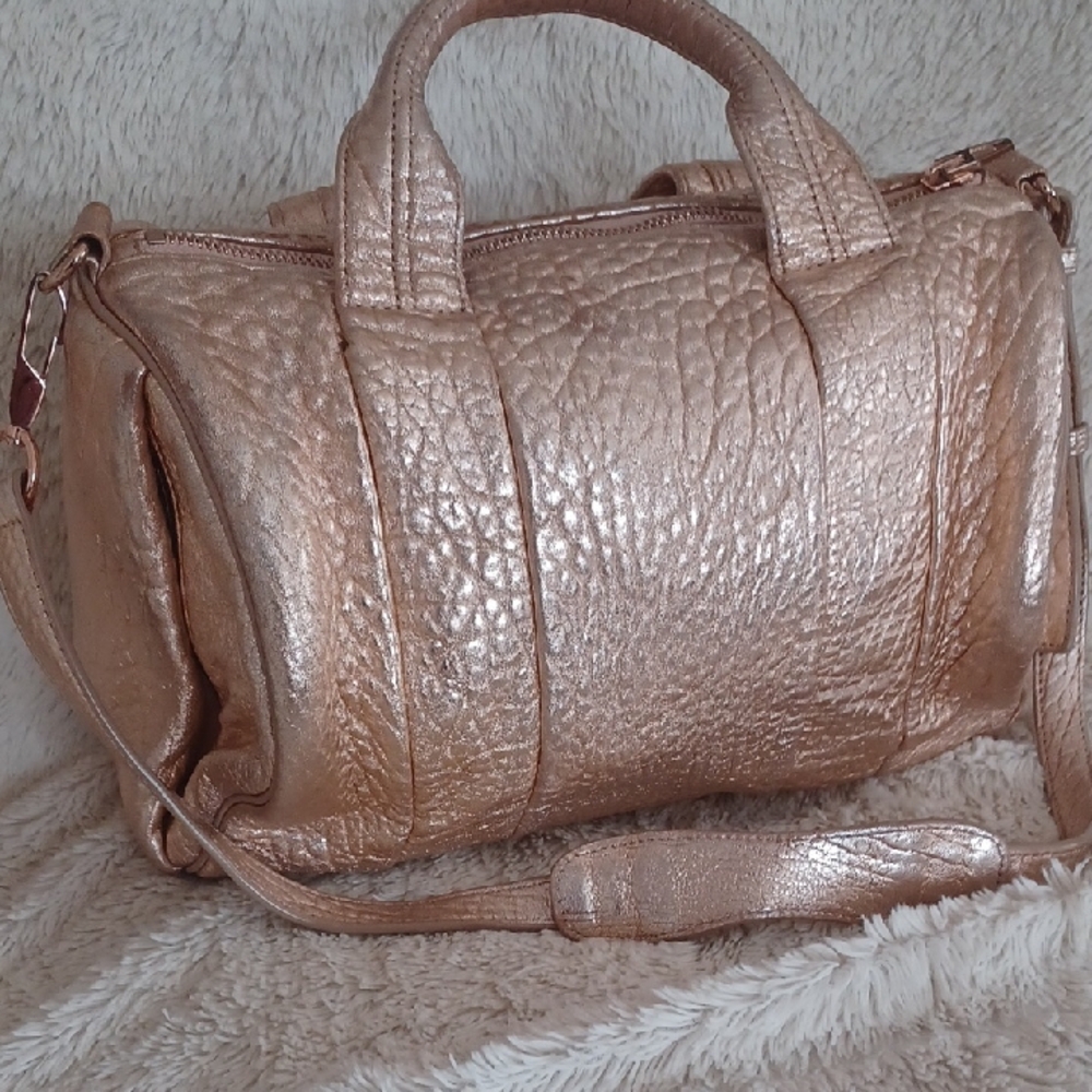 Alexander Wang Rockie Rose Gold Women's Handbag- HB284